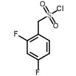 结构式 CAS# 179524-68-6, (2,4-二氟苯基)甲烷磺酰氯