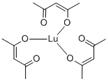 structure of CAS# 17966-84-6, (Oc-6-11)-Tris(2,4-Pentanedionato)-Lutetium