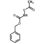 structure of CAS# 180798-01-0, Benzyl Acetoxycarbamate;O-Acetyl-N-carbobenzoxyhydroxylamine