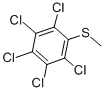 structure of CAS# 1825-19-0, Pentachlorothioanisole;1,2,3,4,5-Pentachloro-6-Methylsulfanyl-Benzene;1,2,3,4,5-Pentachloro-6-(Methylthio)Benzene;Zinc02039214