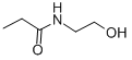 structure of CAS# 18266-55-2, N-(2-Hydroxyethyl)Propionamide;N-(2-Hydroxyethyl)Propionamide;.Beta.-Hydroxyethylpropionamide;N-(.Beta.-Hydroxyethyl)Propionamide