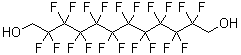 structure of CAS# 183162-43-8, 2,2,3,3,4,4,5,5,6,6,7,7,8,8,9,9,10,10,11,11-Eicosafluoro-1,12-Dodecanediol;2,2,3,3,4,4,5,5,6,6,7,7,8,8,9,9,10,10,11,11-Icosafluorododecane-1,12-Diol;1H,1H,12H,12H-PERFLUORO-1,12-DODECANEDIOL, TECH. 90%;1H,1H,12H,12H-PERFLUORO-1,12-DODECANEDIOL 96%
