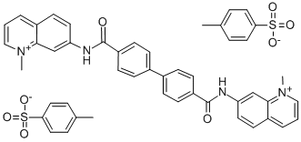CAS#: 18355-53-8， 7,7'-(4,4'-Biphenylylenebis(Carbonylimino))Bis(1-Methylquinolinium) Ditosylate