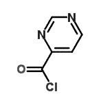 结构式 CAS# 184951-32-4, 4-嘧啶羰基氯化物