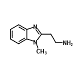 structure of CAS# 184959-13-5, 2-(1-Methyl-1H-Benzimidazol-2-Yl)Ethanamine;2-(1-methyl-1H-benzo[d]imidazol-2-yl)ethanamine;2-(1-Methyl-1H-benzoimidazol-2-yl)-ethylamine;2-(1-methylbenzimidazol-2-yl)ethylamine