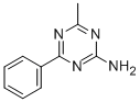 structure of CAS# 1853-91-4, 2-Amino-4-Methyl-6-Phenyl-1,3,5-Triazine;(4-Methyl-6-Phenyl-S-Triazin-2-Yl)Amine;2-Amino-4-Methyl-6-Phenyl-S-Triazine