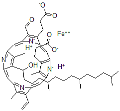 CAS#: 18535-39-2， Heme A