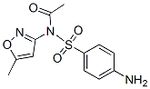 structure of CAS# 18607-98-2, N-[(4-Aminophenyl)Sulphonyl]-N-(5-Methylisoxazol-3-Yl)Acetamide;N-(4-Aminophenyl)Sulfonyl-N-(5-Methylisoxazol-3-Yl)Acetamide;N-(4-Aminophenyl)Sulfonyl-N-(5-Methyl-3-Isoxazolyl)Acetamide;N-(4-Aminophenyl)Sulfonyl-N-(5-Methyl-1,2-Oxazol-3-Yl)Ethanamide