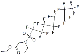 CAS#: 1869-77-8， Ethyl N-Ethyl-N-[(Heptadecafluorooctyl)Sulphonyl]Glycinate
