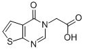 structure of CAS# 18740-34-6, (4-Oxothieno[2,3-d]Pyrimidin-3(4H)-Yl)Acetic Acid;2-(4-Oxo-3-Thieno[2,3-D]Pyrimidinyl)Acetate;2-(4-Ketothieno[2,3-D]Pyrimidin-3-Yl)Acetate;2-(4-Oxothieno[2,3-D]Pyrimidin-3-Yl)Ethanoate