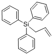 structure of CAS# 18752-21-1, Allyltriphenylsilane;Allyl-Tri(Phenyl)Silane;Tri(Phenyl)-Prop-2-Enyl-Silane;Allyltriphenylsilane