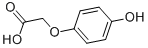 structure of CAS# 1878-84-8, 4-Hydroxyphenoxyacetic Acid