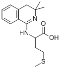 结构式 CAS# 187884-93-1, N-(3,4-二氢-3,3-二甲基-1-异喹啉基)-L-蛋氨酸