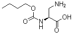 structure of CAS# 188016-53-7, 3-Amino-N-(Butoxycarbonyl)-L-Alanine;N-BUTYLOXYCARBONYL-ALPHA,BETA-DIAMINOPROPIONIC ACID;N-BUTYLOXYCARBONYL-L-DIAMINOPROPIONIC ACID;N-3-(Tert-Butoxycarbonylamino)-L-Alanine