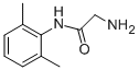 结构式 CAS# 18865-38-8, 2-氨基-N-(2,6-二甲基苯基)乙酰胺
