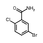 结构式 CAS# 188774-55-2, 5-溴-2-氯苯甲酰胺