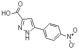 结构式 CAS# 189083-63-4, 5-(4-硝基苯基)-1H-吡唑-3-羧酸