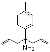 结构式 CAS# 189167-67-7, 4-(4-甲基苯基)-1,6-庚二烯-4-胺