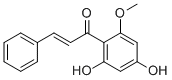 structure of CAS# 18956-16-6, 1-(2,4-Dihydroxy-6-Methoxyphenyl)-3-Phenyl-2-Propen-1-One;(E)-1-(2,4-DIHYDROXY-6-METHOXY-PHENYL)-3-PHENYL-PROPENONE;(E)-1-(2,4-Dihydroxy-6-Methoxy-Phenyl)-3-Phenyl-