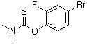structure of CAS# 190648-99-8, O-(4-Bromo-2-Fluorophenyl) Dimethylcarbamothioate;2,6-Difluoronitrobenzene;MFCD09258772;o-(4-bromo-2-fluorophenyl) dimethylcarbamothioate