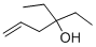 structure of CAS# 1907-46-6, 3-Ethyl-5-Hexen-3-Ol;St5409660;5-Hexen-3-Ol, 3-Ethyl-;Nsc24660
