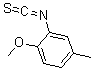 structure of CAS# 190774-56-2, 2-Isothiocyanato-1-Methoxy-4-Methyl-Benzene;2-Isothiocyanato-1-Methoxy-4-Methyl-Benzene;474967_Aldrich;2-Methoxy-5-Methylphenyl Isothiocyanate