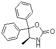 结构式 CAS# 191090-29-6, (4S)-4-甲基-5,5-二苯基-2-恶唑烷酮