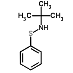 结构式 CAS# 19117-31-8, 2-甲基-N-(苯基硫基)-2-丙胺