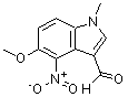 structure of CAS# 191846-76-1, 5-Methoxy-1-Methyl-4-Nitro-1H-Indole-3-Carbaldehyde;3-Formyl-5-methoxy-1-methyl-4-nitroindole;5-methoxy-1-methyl-4-nitroindole-3-carbaldehyde;5-METHOXY-1-METHYL-4-NITROINDOLE-3-CARBOXALDEHYDE