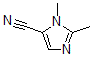 structure of CAS# 19225-94-6, 1,2-Dimethyl-1H-Imidazole-5-Carbonitrile;2,3-Dimethyl-4-Imidazolecarbonitrile;1,2-Dimethyl-Imidazole-5-Carbonitrile
