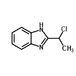 结构式 CAS# 19275-82-2, 2-(1-氯乙基)-1H-苯并咪唑