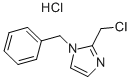 结构式 CAS# 19276-03-0, 2-(氯甲基)-1-(苯基甲基)-1H-咪唑盐酸盐(1:1)