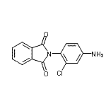 结构式 CAS# 19348-53-9, 2-(4-氨基-2-氯苯基)-1H-异吲哚-1,3(2H)-二酮