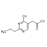 CAS#: 19385-97-8， (4-Oxo-2-Propyl-1,4-Dihydro-5-Pyrimidinyl)Acetic Acid