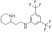 结构式 CAS# 195371-86-9, N-[2-(2-哌啶基)乙基]-3,5-二(三氟甲基)苯胺