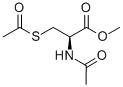 structure of CAS# 19547-88-7, N,S-Diacetyl-L-Cysteine Methyl Ester;Methyl (2R)-2-Acetamido-3-Acetylsulfanyl-Propanoate;(2R)-2-Acetamido-3-(Acetylthio)Propanoic Acid Methyl Ester;(2R)-2-Acetamido-3-(Acetylthio)Propionic Acid Methyl Ester