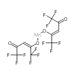 结构式 CAS# 19648-86-3, (2E)-1,1,1,5,5,5-六氟-4-氧代-2-戊烯-2-醇 (2Z)-1,1,1,5,5,5-六氟-4-氧代-2-戊烯-2-醇锰(2+)(1:1:1)