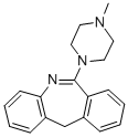 structure of CAS# 1977-11-3, Perlapine;6-(4-Methyl-1-Piperazinyl)-11H-Benzo[C][1]Benzazepine;11H-Dibenz(B,E)Azepine, 6-(4-Methyl-1-Piperazinyl)-;5-23-03-00089 (Beilstein Handbook Reference)