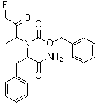 结构式 CAS# 197855-65-5, Nalpha-[(苄氧基)羰基]-N-(4-氟-3-氧代-2-丁烷基)苯丙氨酰胺