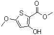 结构式 CAS# 19813-55-9, 3-羟基-5-甲氧基-2-噻吩羧酸甲酯