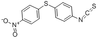 structure of CAS# 19822-35-6, 1-Isothiocyanato-4-[(4-Nitrophenyl)Thio]-Benzene;Benzene, 1-Isothiocyanato-4-[(4-Nitrophenyl)Thio]-;4-ISOTHIOCYANATO-4'-NITRODIPHENYL SULFIDE