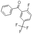 结构式 CAS# 199292-40-5, [2-氟-5-(三氟甲基)苯基]苯基-甲酮