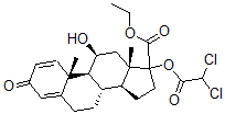 CAS#: 199331-40-3， Ethyl (8S,9S,10R,11S,13S,14S)-17-(2,2-Dichloroacetyl)Oxy-11-Hydroxy-10,13-Dimethyl-3-Oxo-7,8,9,11,12,14,15,16-Octahydro-6H-Cyclopenta[a]Phenanthrene-17-Carboxylate