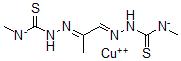 CAS#: 19976-14-8， Copper Pyruvaldehyde Bis(N(4)-Methylthiosemicarbazone) Complex