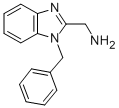 结构式 CAS# 20028-36-8, 1-(苯基甲基)-1H-苯并咪唑-2-甲胺