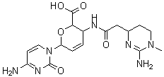 CAS 登录号：2005-98-3， (2S,3S,6R)-3-[[2-(2-氨基-1-甲基-5,6-二氢-4H-嘧啶-4-基)乙酰基]氨基]-6-(4-氨基-2-氧代嘧啶-1-基)-3,6-二氢-2H-吡喃-2-羧酸