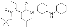 structure of CAS# 200936-83-0, Boc-N-Et-Leu-OH Dcha;N-ALPHA-T-BUTOXYCARBONYL-N-ETHYL-L-LEUCINE DICYCLOHEXYLAMMONIUM SALT;BOC-N-ETHYL-L-LEUCINE DICYCLOHEXYLAMMONIUM SALT;BOC-N-ET-LEUCINE DCHA