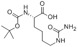 structure of CAS# 201418-83-9, N6-(Aminocarbonyl)-N2-[(1,1-Dimethylethoxy)Carbonyl]-L-Lysine