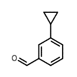 structure of CAS# 201851-03-8, 3-Cyclopropylbenzaldehyde