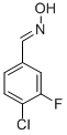 structure of CAS# 202925-09-5, 4-Chloro-3-Fluoro-Benzaldehyde Oxime;4-CHLORO-3-FLUOROBENZALDOXIME, 97% MIN.;4-CHLORO-3-FLUOROBENZALDOXIME